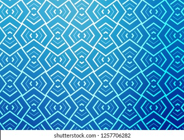 Light BLUE vector backdrop with long lines. Glitter abstract illustration with colored sticks. Pattern for ads, posters, banners.