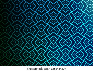 Light BLUE vector backdrop with long lines. Shining illustration with lines on abstract template. Best design for your ad, poster, banner.