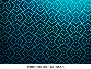 Light BLUE vector backdrop with long lines. Lines on blurred abstract background with gradient. Best design for your ad, poster, banner.