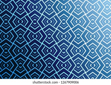 Light BLUE vector backdrop with long lines. Glitter abstract illustration with colored sticks. Pattern for ads, posters, banners.