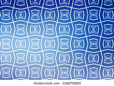 Light BLUE vector backdrop with long lines. Shining colored illustration with narrow lines. Smart design for your business advert.