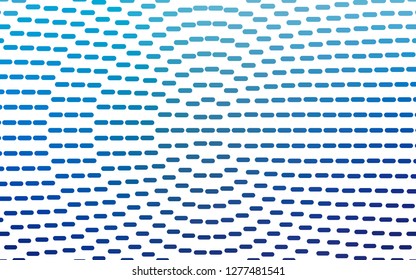 Light BLUE vector backdrop with long lines. Decorative shining illustration with lines on abstract template. Pattern for ads, posters, banners.