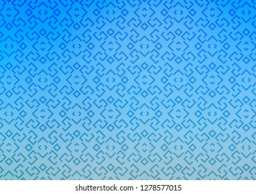 Light BLUE vector backdrop with long lines. Modern geometrical abstract illustration with staves. Best design for your ad, poster, banner.