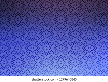 Light BLUE vector backdrop with long lines. Modern geometrical abstract illustration with staves. Smart design for your business advert.