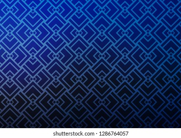 Light BLUE vector backdrop with long lines. Shining illustration with lines on abstract template. Best design for your ad, poster, banner.