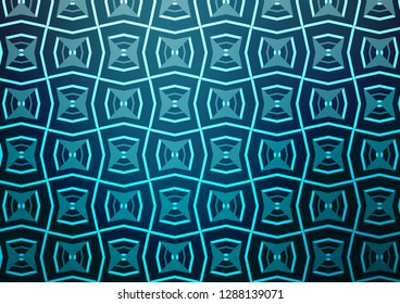 Light BLUE vector backdrop with long lines. Lines on blurred abstract background with gradient. Pattern for business booklets, leaflets.