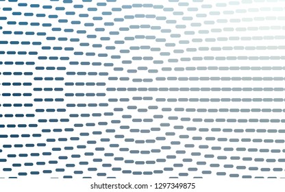 Light BLUE vector backdrop with long lines. Decorative shining illustration with lines on abstract template. Pattern for websites, landing pages.