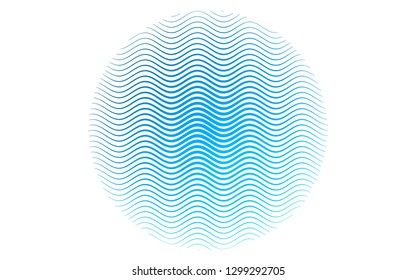 Light BLUE vector backdrop with long lines. Glitter abstract illustration with colored sticks. Smart design for your business advert.