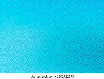 Light BLUE vector backdrop with long lines. Decorative shining illustration with lines on abstract template. Pattern for ads, posters, banners.