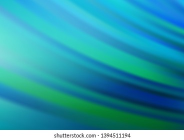 Light BLUE vector backdrop with long lines. Glitter abstract illustration with colored sticks. Smart design for your business advert.