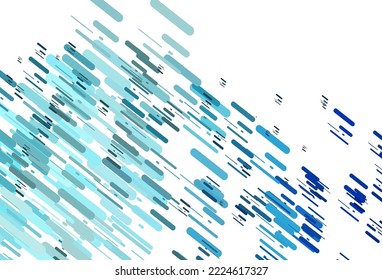 Light BLUE vector backdrop with long lines. Lines on blurred abstract background with gradient. Smart design for your business advert.