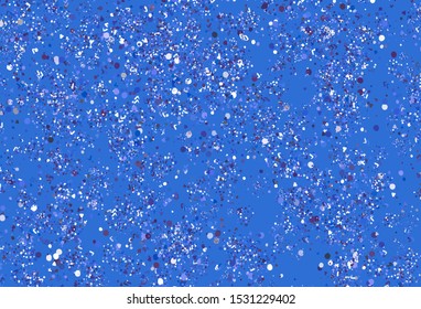 Light BLUE vector backdrop with memphis shapes. Colorful chaotic forms with gradient in modern style. Simple design for your web site.