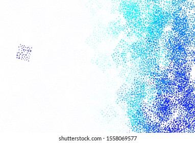 Light BLUE vector backdrop with memphis shapes. Modern abstract illustration with colorful random forms. Elegant design for wallpapers.
