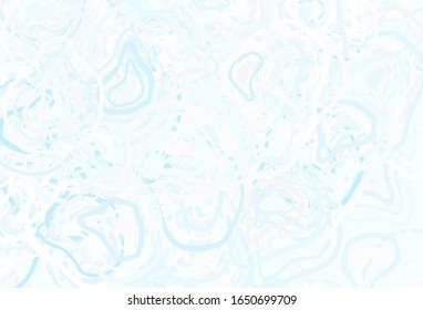 Light BLUE vector backdrop with memphis shapes. Illustration with colorful gradient shapes in abstract style. Modern design for your business card.