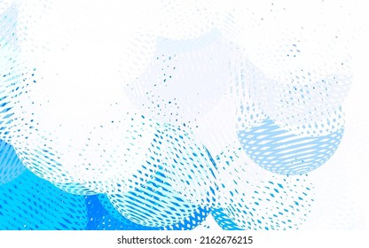 Light BLUE vector backdrop with memphis shapes. Modern abstract illustration with colorful random forms. Background for a cell phone.