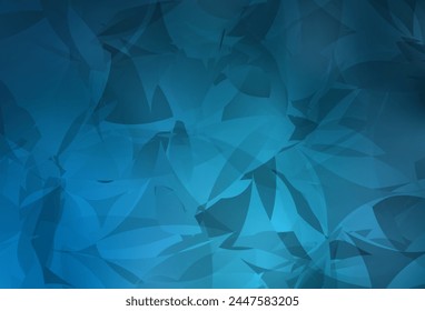 Light BLUE vector backdrop with polygonal shapes. Illustration with colorful gradient shapes in abstract style. Best smart design for your business.