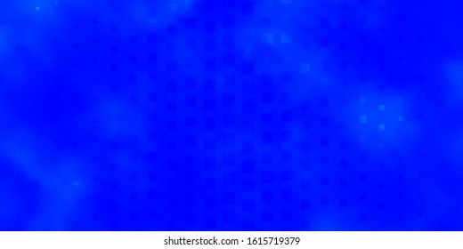 Light BLUE vector backdrop with rectangles. Modern design with rectangles in abstract style. Pattern for websites, landing pages.