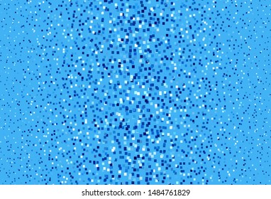 Light BLUE vector backdrop with rhombus. Decorative design in abstract style with rectangles. Pattern for busines ad, booklets, leaflets