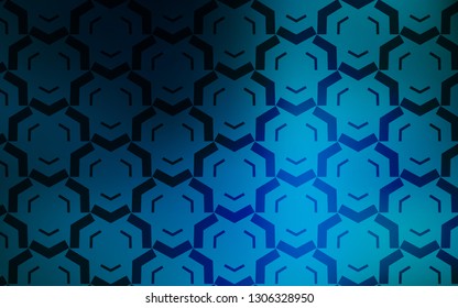 Light BLUE vector backdrop with wry lines. Colorful illustration in simple style with gradient. New composition for your brand book.