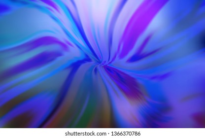 Light BLUE vector backdrop with wry lines. A sample with colorful lines, shapes. Abstract style for your business design.