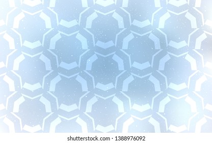 Light BLUE vector backdrop with wry lines. Brand new colorful illustration in simple style. Abstract design for your web site.