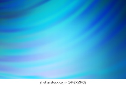 Light BLUE vector backdrop with wry lines. A circumflex abstract illustration with gradient. New composition for your brand book.