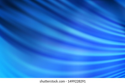 Light BLUE vector backdrop with wry lines. Colorful geometric sample with gradient lines.  Abstract style for your business design.
