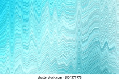 Light BLUE vector background with abstract lines. Shining illustration, which consist of blurred lines, circles. Brand-new design for your ads, poster, banner.