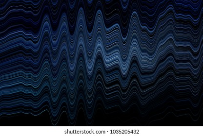 Light BLUE vector background with abstract lines. Creative illustration in halftone marble style with gradient. The elegant pattern for brand book.