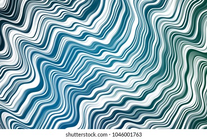 Light BLUE vector background with abstract lines. Creative geometric illustration in marble style with gradient. A completely new template for your business design.