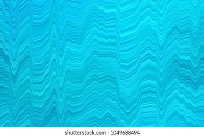 Light BLUE vector background with abstract lines. Colorful abstract illustration with gradient lines. A completely new marble design for your business.