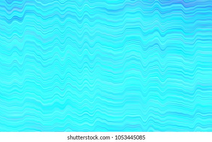 Light BLUE vector background with abstract lines. Creative geometric illustration in marble style with gradient. The template for cell phone backgrounds.