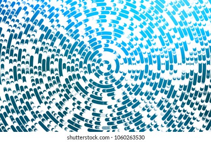 Light BLUE vector background with abstract lines. Modern gradient abstract illustration with bandy lines. A completely new marble design for your business.