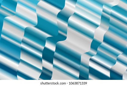 Light BLUE vector background with abstract lines. A vague circumflex abstract illustration with gradient. Marble design for your web site.