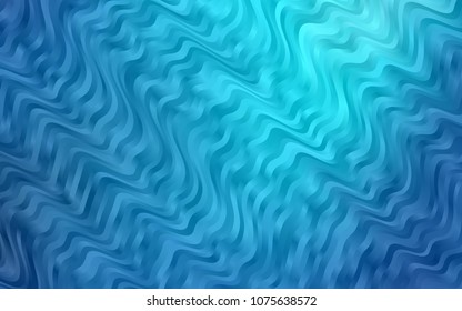 Light BLUE vector background with abstract lines. An elegant bright illustration with gradient. Marble design for your web site.