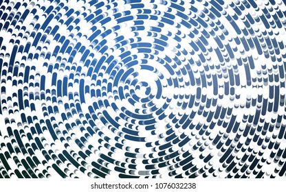 Light BLUE vector background with abstract lines. A completely new color illustration in marble style. A completely new marble design for your business.