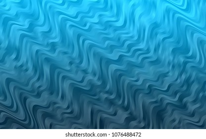 Light BLUE vector background with abstract lines. Geometric illustration in marble style with gradient.  New composition for your brand book.