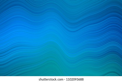 Light BLUE vector background with abstract lines. Creative geometric illustration in marble style with gradient. A new texture for your  ad, booklets, leaflets.