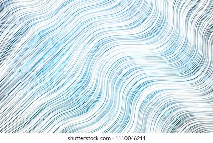 Light BLUE vector background with abstract lines. Geometric illustration in marble style with gradient.  Marble style for your business design.