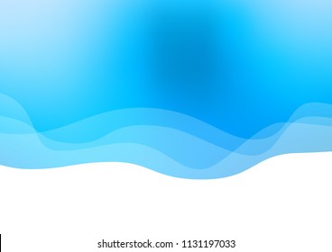 Light BLUE vector background with abstract lines. Geometric illustration in marble style with gradient.  A completely new marble design for your business.