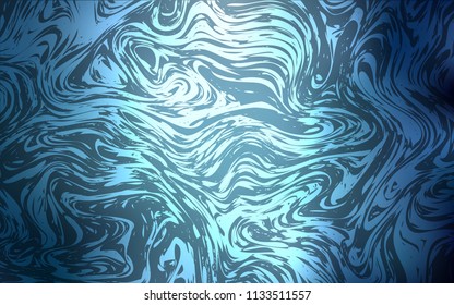 Light BLUE vector background with abstract circles. A completely new color illustration in marble style. A completely new template for your business design.