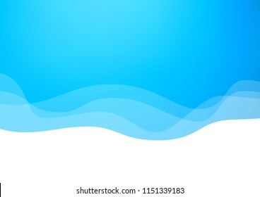 Light BLUE vector background with abstract lines. Creative geometric illustration in marble style with gradient. New composition for your brand book.