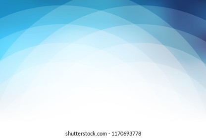 Light BLUE vector background with abstract circles. A vague circumflex abstract illustration with gradient. Brand new design for your ads, poster, banner.