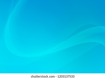 Light BLUE vector background with abstract lines. Geometric illustration in marble style with gradient.  Pattern for your business design.