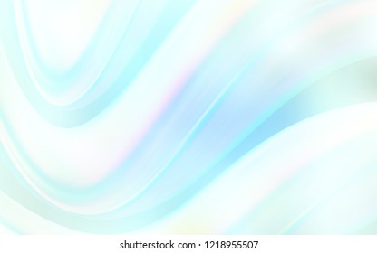 Light BLUE vector background with abstract circles. A sample with blurred bubble shapes. Marble style for your business design.