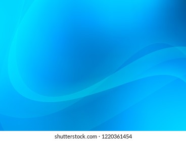 Light BLUE vector background with abstract lines. Shining crooked illustration in marble style. The template for cell phone backgrounds.