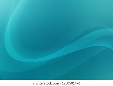 Light BLUE vector background with abstract lines. A completely new color illustration in marble style. Marble design for your web site.