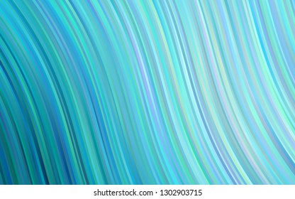 Light BLUE vector background with abstract lines. Brand new colored illustration in marble style with gradient. The template for cell phone backgrounds.