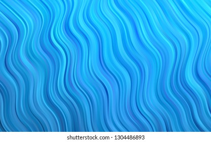 Light BLUE vector background with abstract lines. Colorful illustration in abstract marble style with gradient. Marble style for your business design.