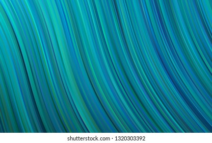 Light BLUE vector background with abstract lines. A vague circumflex abstract illustration with gradient. Marble style for your business design.